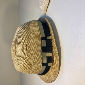 Bow bucket straw hat